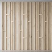 Decorative wooden wall 2