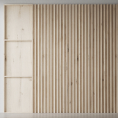 Decorative wooden wall 5
