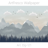 ArtFresco Wallpaper - Дизайнерские бесшовные фотообои Art. Dg-121 OM