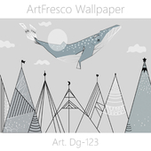 ArtFresco Wallpaper - Дизайнерские бесшовные фотообои Art. Dg-123 OM