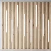 Decorative wooden wall 10