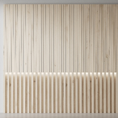 Decorative wooden wall 15