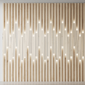 Decorative wooden wall 20