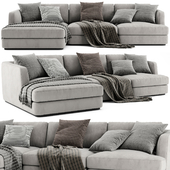 Flexform Barret Chaise Longue Sofa 2