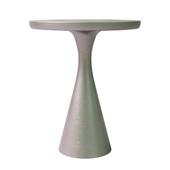 RH KENZIE LARGE SIDE TABLE - AGED PEWTER
