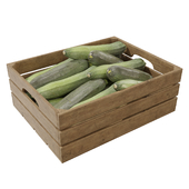 Large Courgette crates