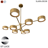 SL6504.302.08 Ceiling lamp ST-Luce Brass OM