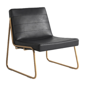 Sunpan Anton Lounge Chair - Vintage Black