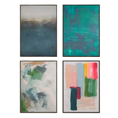 Set of paintings Abstraction