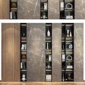 Modern luxury wooden bookshelf GHS-2371