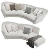 Minotti Seymour curved sofa
