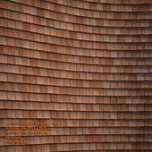 Shingles wooden façade / roof