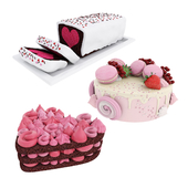 Valentine cake collection