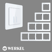 ОМ Рамки из акрила для розеток и выключателей Werkel Acrylic (белый)