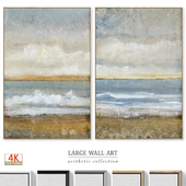 Large Abstract Landscape Textured Wall Art C-659