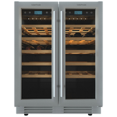 Two-chamber wine cooler CellarPrivate CP042-2TW