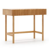 Oak desk with 2 drawers, pilpao oak color LA REDOUTE INTERIEURS Art. 4171136 / GJP436