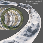 Ring of mountains 2 + 7 textures