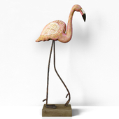 Think Pink Painted Tabletop Sculpture