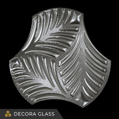 Glass 3D panels. Collection "Flora"