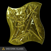 OM Glass 3D panels. Collection "Textile"