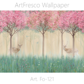 ArtFresco Wallpaper - Дизайнерские бесшовные фотообои Art. Fo-121 OM