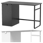 IKEA - LARANDE Desk with a sliding cabinet
