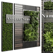 Vertical Wall Garden With Wooden frame - moss garden of indoor plant 42
