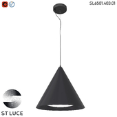 SL6501.403.01 Светильник подвесной ST-Luce Черный LED ОМ
