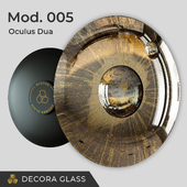 OM Art decor decorative mirror Oculus Dua mod.005