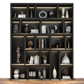 Modern luxury wooden bookshelf GHS-2378