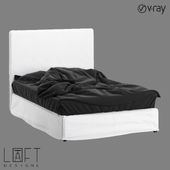 Bed LoftDesigne 37753 model