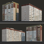 Multi-storey residential building (12 floors and 9 floors)