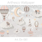 ArtFresco Wallpaper - Дизайнерские бесшовные фотообои Art. Dv-061 OM