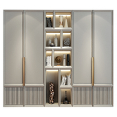 Modern luxury wooden bookshelf GHS-2380