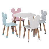 Mickey Chair and Table for children