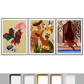 Art Frames 160- wall art 3 Women Art Print