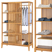 IKEA NORDKISA Wardrobe - Bamboo