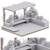 Snowy Landscape Furniture - Set 77