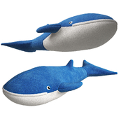 IKEA BLAVINGAD Blue Whale - Soft Toy