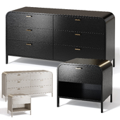 Brooke chest of drawers and nightstand by Lulu and Georgia