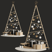 Minimal Christmas Tree and Accessories