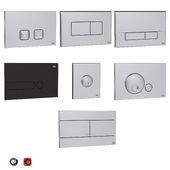 Oli flush buttons for installation (7 pcs.)