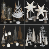 Minimalistic Christmas Decoration Set 01
