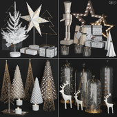 Minimalistic Christmas Decoration Set 02