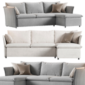 backsalen Sofa and chaise longue By ikea