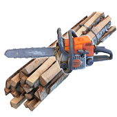 Stihl chainsaw and firewood