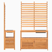 Wassif garden furniture, partition