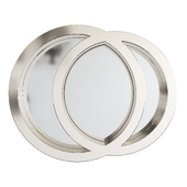 Phillips Collection Halo Silver Wall Mirror