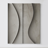 Abstract composition. Relief. Plateau. eight